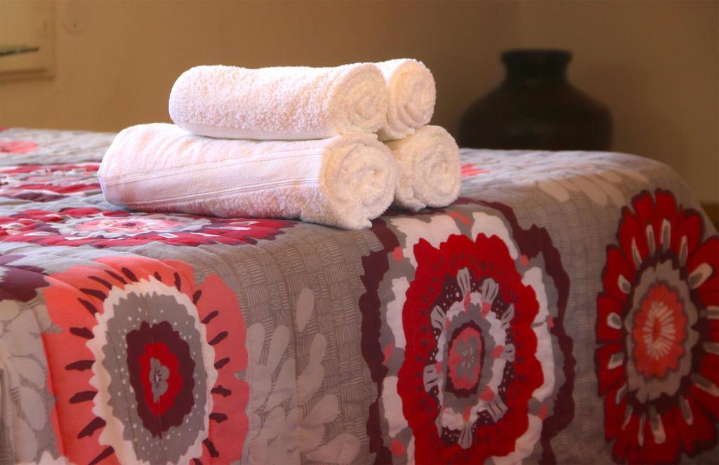 Postel nebo postele na pokoji v ubytování Casas dos Carregais