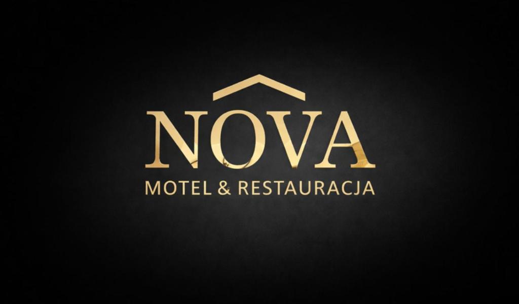 a logo for a hotel and residentialominium at NOVA Motel in Międzyrzecz