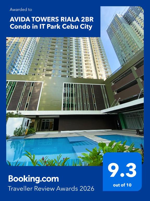 a poster for a hotel in it parkelli city at AVIDA TOWERS RIALA 2BR Condo in IT Park Cebu City in Carreta