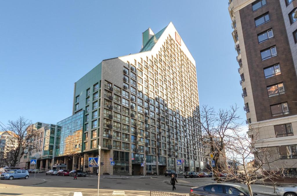 19-220 Hoffman House, Zolotoustivska 34, Kyiv centre, panoramic city view, 15 kW backup power, Petrovdim Apartment фото 6