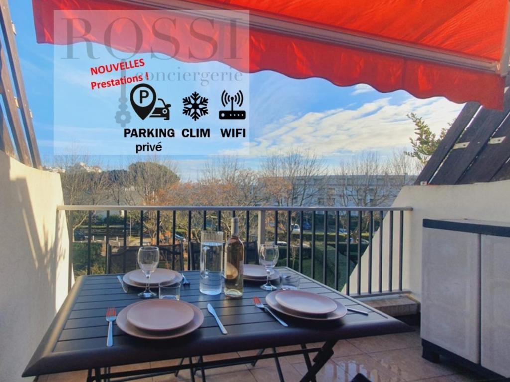 Sérénité à deux pas des plages Parking privé CLIM WIFI - ROSSIconciergerie - Linge inclus