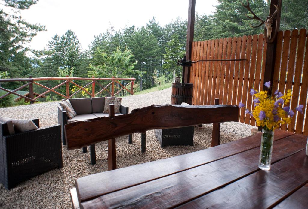 Balkón alebo terasa v ubytovaní Agriturismo Podere il Corniolino