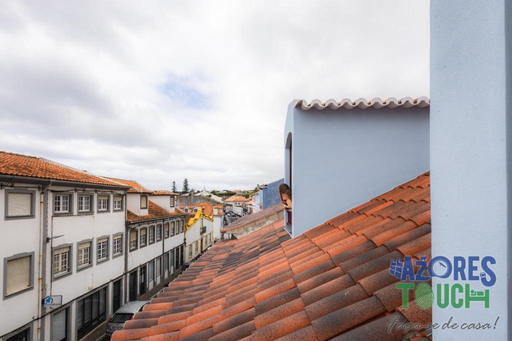 a view from the roof of a building at Hostel Casa São Pedro in Angra do Heroísmo