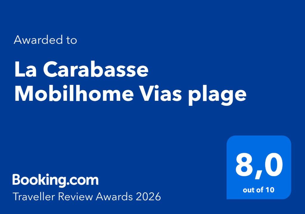 a screenshot of a cell phone with the la caraza mobilphone via webpage at La Carabasse Mobilhome Vias plage in Vias