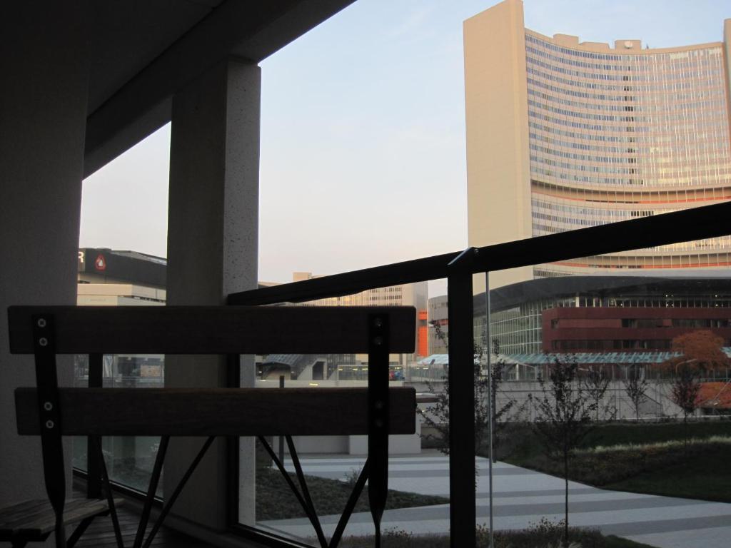 A balcony or terrace at Apartment with parking on premise