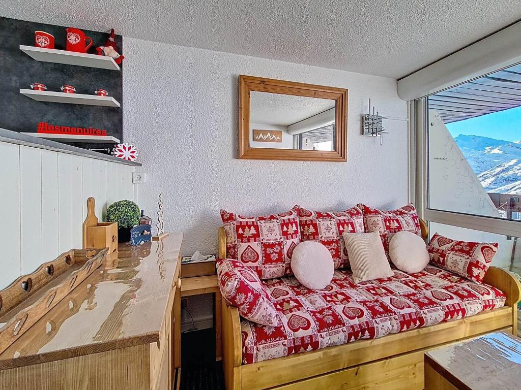 Appartement cosy aux Menuires, pied des pistes avec balcon - FR-1-344-1278
