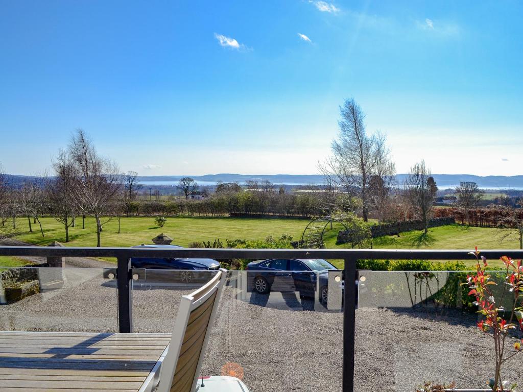 a balcony with a view of a park at Grange Loft - Uk31594 in Dundee