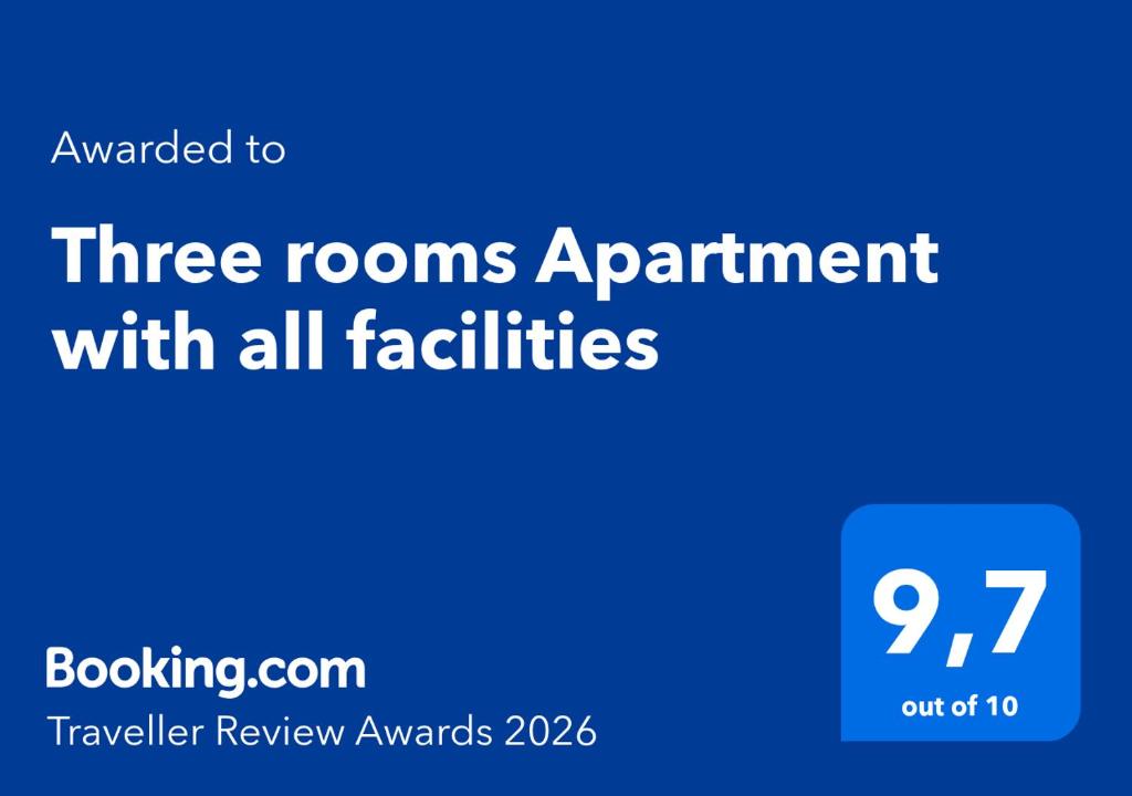 Three rooms Apartment with all facilities
