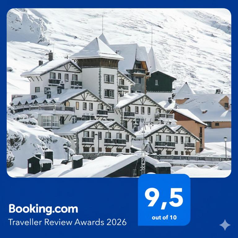 a picture of a town covered in snow at Sierra Nevada El Tesoro in Sierra Nevada