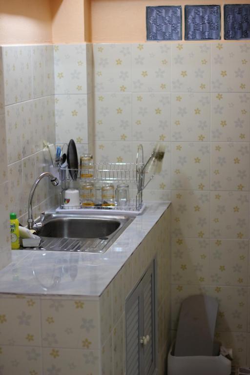 Koupelna v ubytování Karma Home Hostel