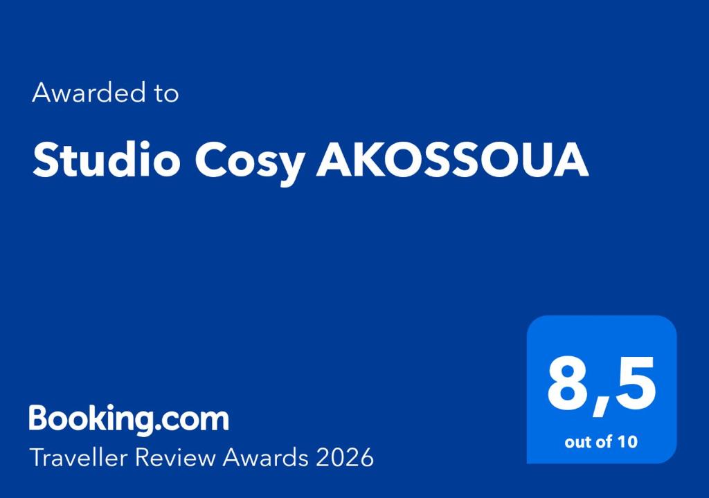 Studio Cosy AKOSSOUA में दिखाया गया कोई प्रमाणपत्र, अवॉर्ड, हस्ताक्षर या कोई दूसरा दस्तावेज़
