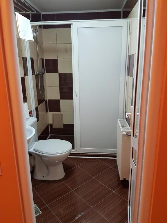 Koupelna v ubytování Motel Imperial