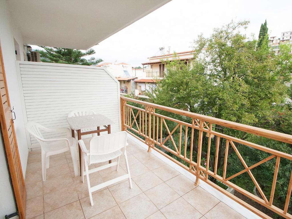 Balkon lub taras w obiekcie LAURA Skiathos