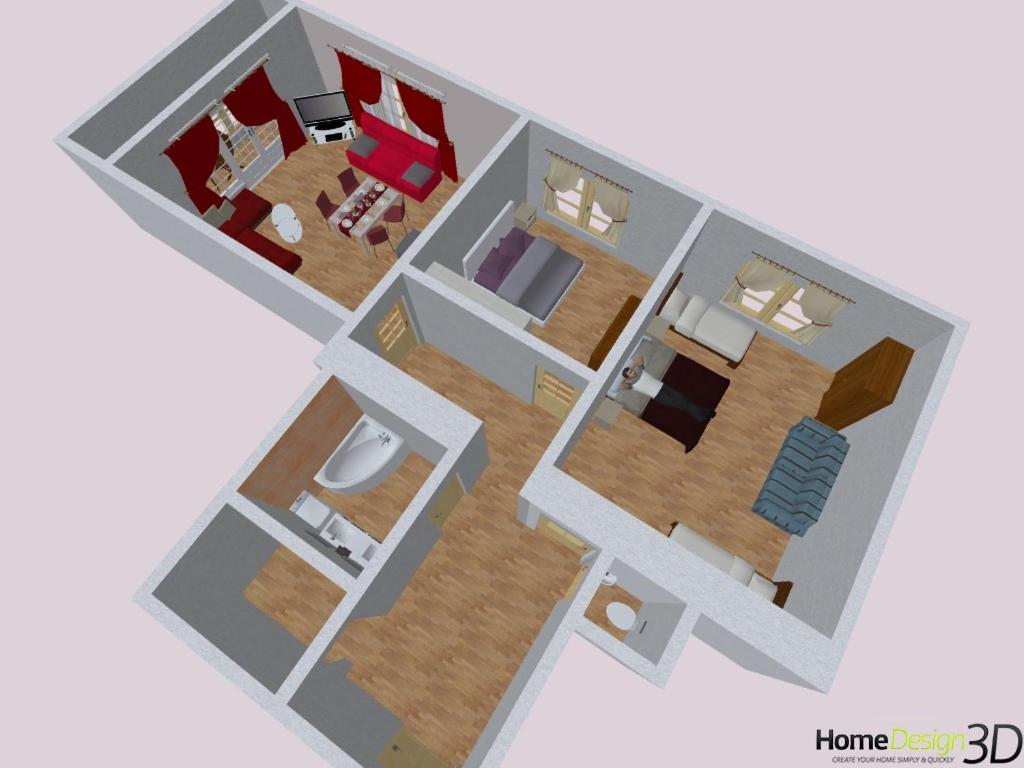 Spacious Prague View Apartment - Two-Bedroom Apartment With Balcony