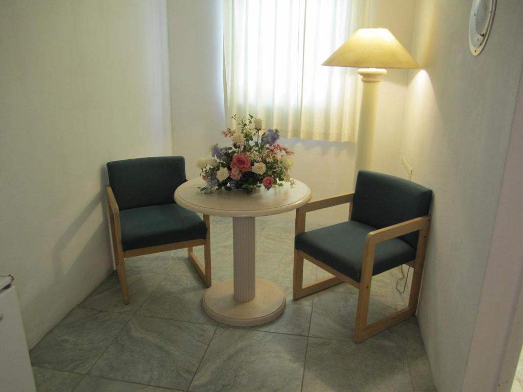 Posezení v ubytování Apollo Motel