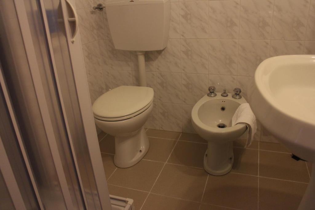 Koupelna v ubytování Affittacamere La Spezia Inn