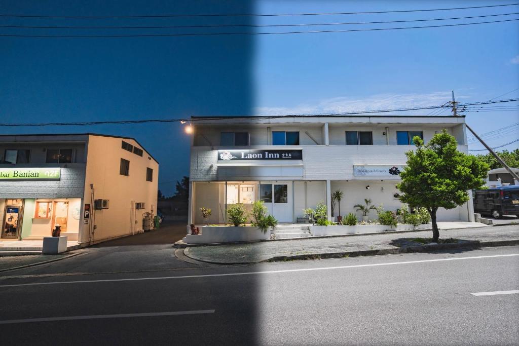 a building on the side of a street at Laon Inn Miyakojima in Miyako-jima