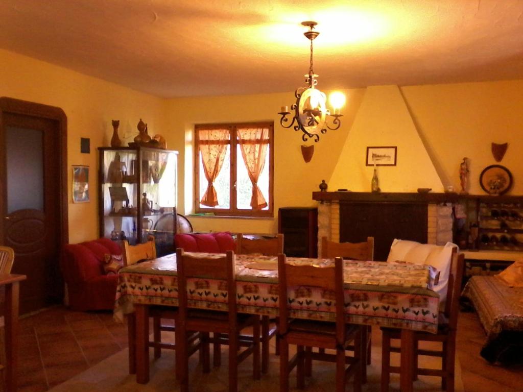 Posezení v ubytování B&B Meladormo