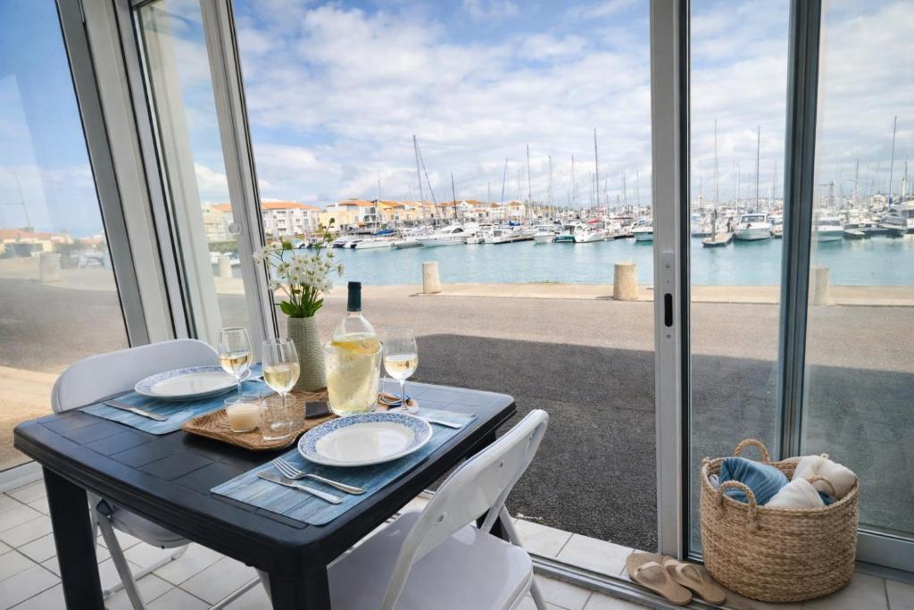 Studio avec vue imprenable sur le port de plaisance 4 pers