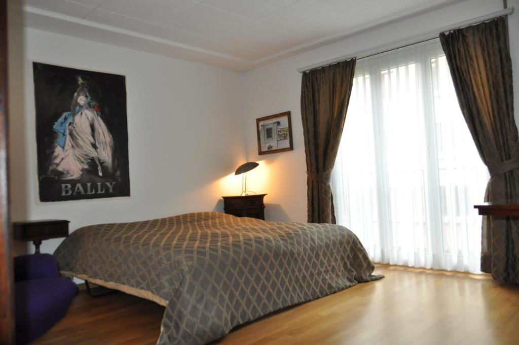 Postel nebo postele na pokoji v ubytování Appartements Hofquartier