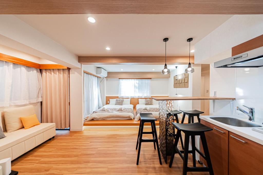 Promotion Tokyo Local Lif, Quiet & Cozy Studio, 1 room, Max 4P 東京高性价比 全新装修 安静温馨舒适 设备齐全 无线网络 最大4人