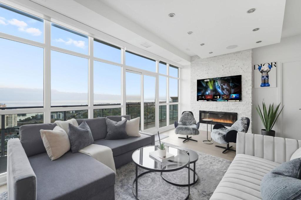 Illustration of Penthouse With Breathtaking Room View