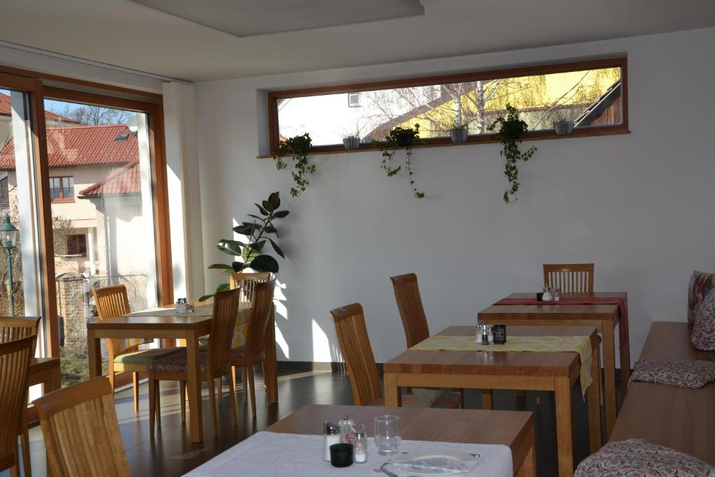 Restaurace v ubytování Wein + Bett Wiedeck
