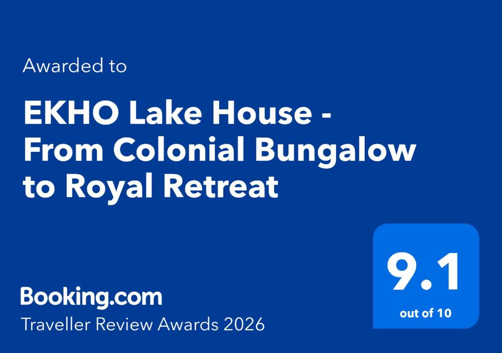 EKHO Lake House - From Colonial Bungalow to Royal Retreat - 18