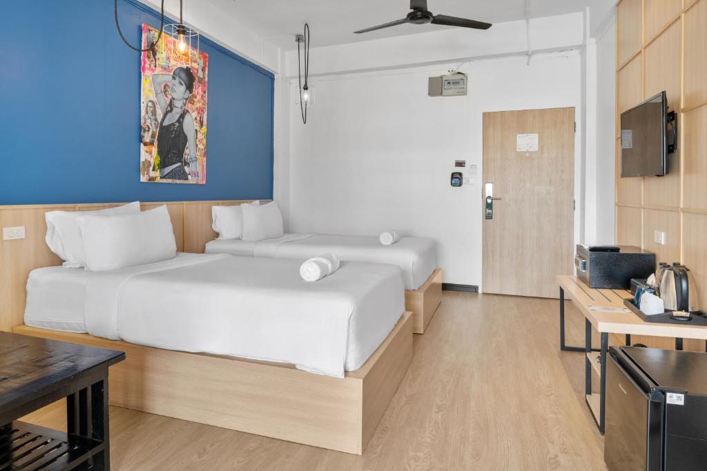 River View Residence - Deluxe Tweepersoonskamer Met 2 Aparte Bedden