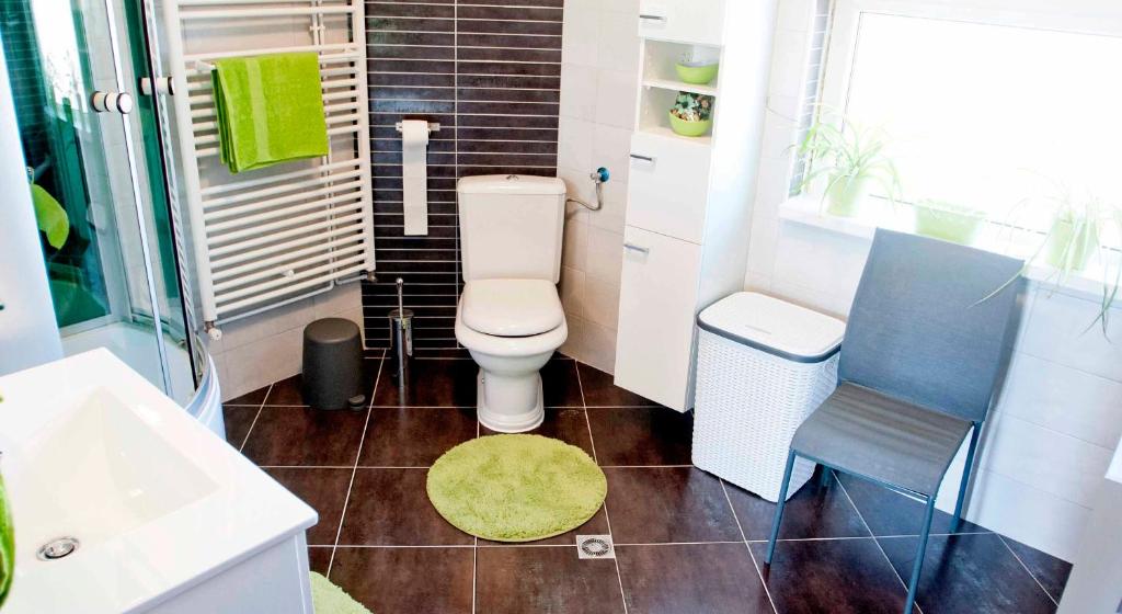 Kúpeľňa v ubytovaní Apartman Šestine
