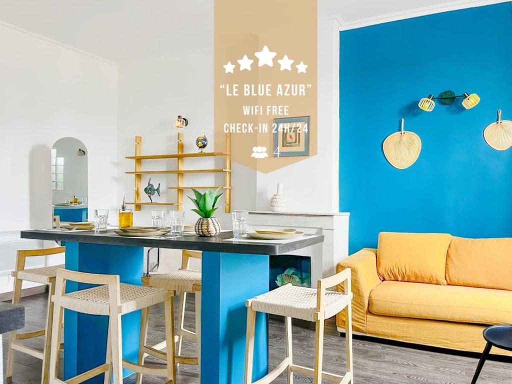 Le BlueAzur - Proche Palais centre Cannes