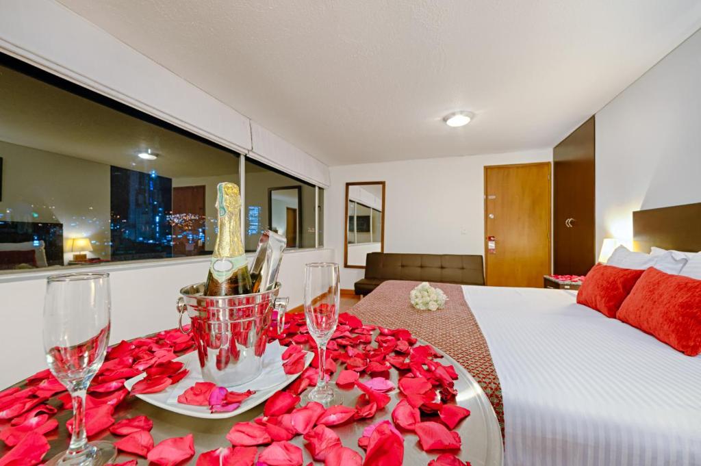 Posezení v ubytování Hotel Oceanía Bogotá Museo
