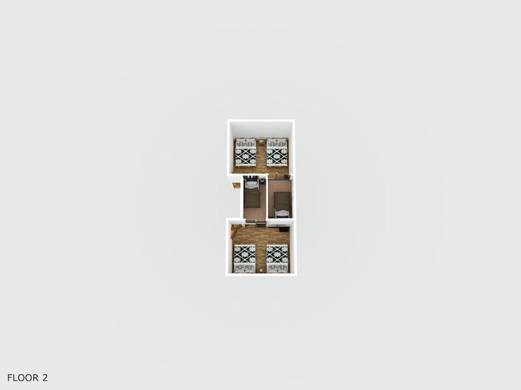 a floor plan of a room with a wall at Historic Yellowstone Saloon in Ashton