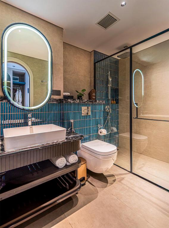 Phòng Deluxe Giường Đôi Nhìn ra Thành phố
