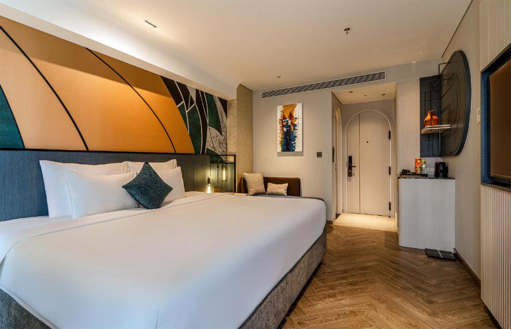 Phòng Deluxe Giường Đôi Nhìn ra Thành phố