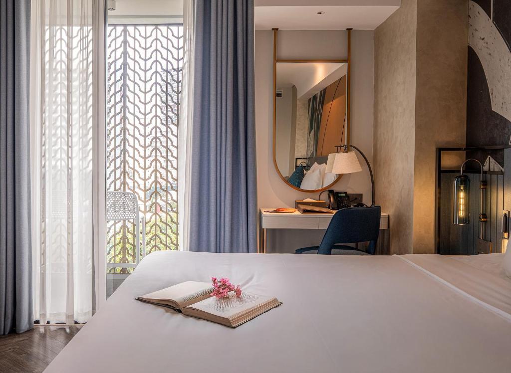 Phòng Deluxe Giường Đôi Nhìn ra Thành phố