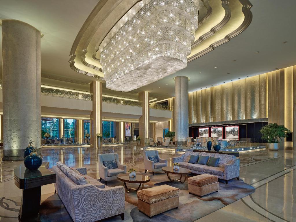 Posezení v ubytování Shangri-La Tianjin
