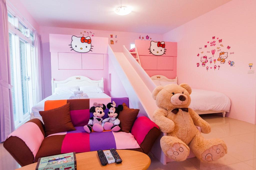 Postel nebo postele na pokoji v ubytování Lantein B&B