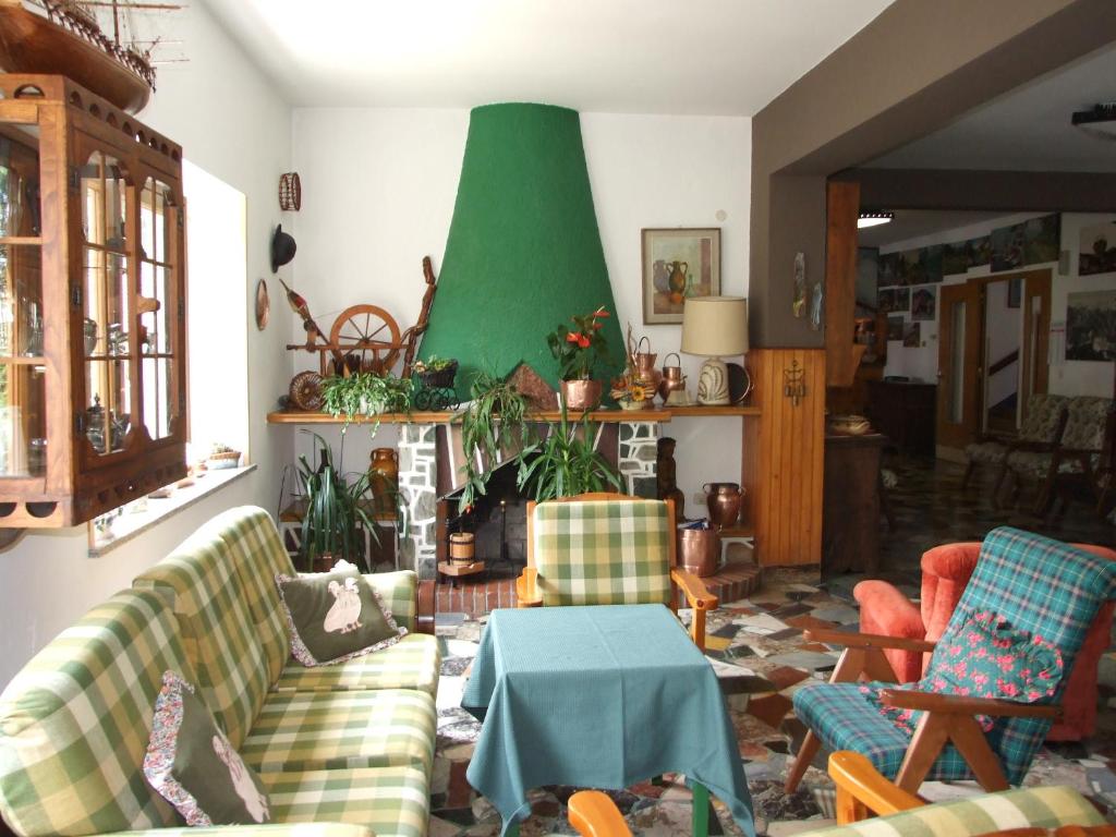 Posezení v ubytování Albergo Tirolo