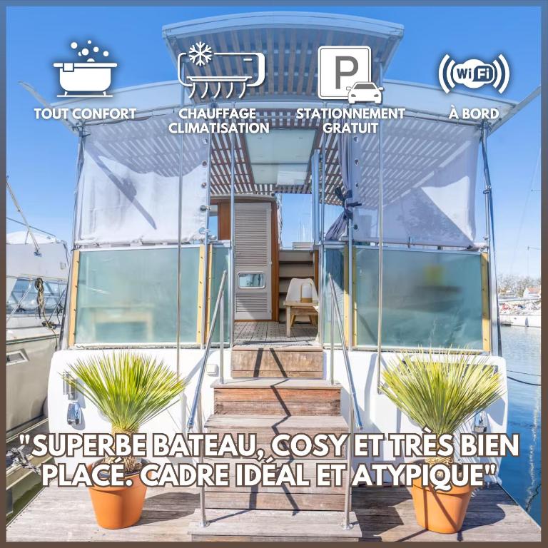 Houseboat - Suite flottante romantique au Port de Bordeaux