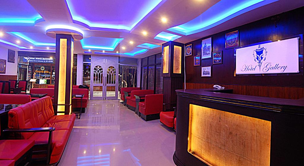 Posezení v ubytování Hotel Gallery Nepal
