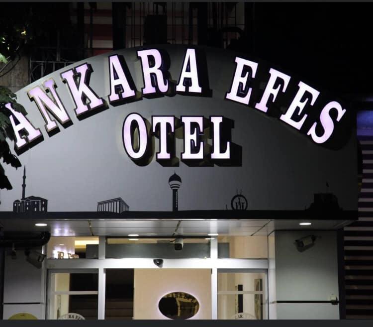a sign for a french fires office on a building at ANKARA EFEs OTEL in Altındağ