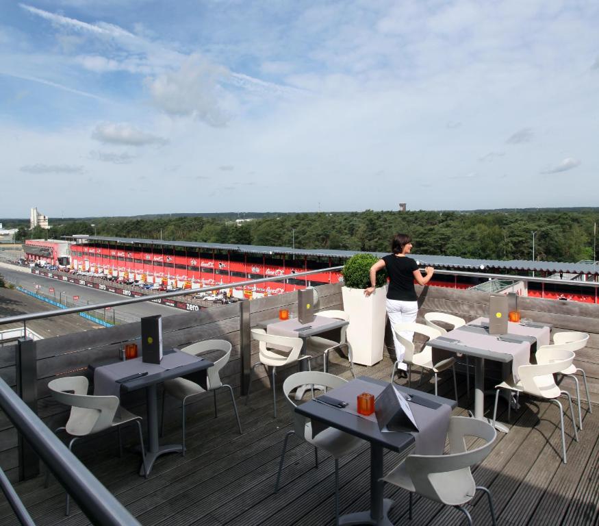 Balkón nebo terasa v ubytování Hotel De Pits