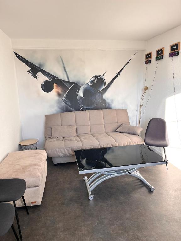 Zona d'estar a Le Rafale 52