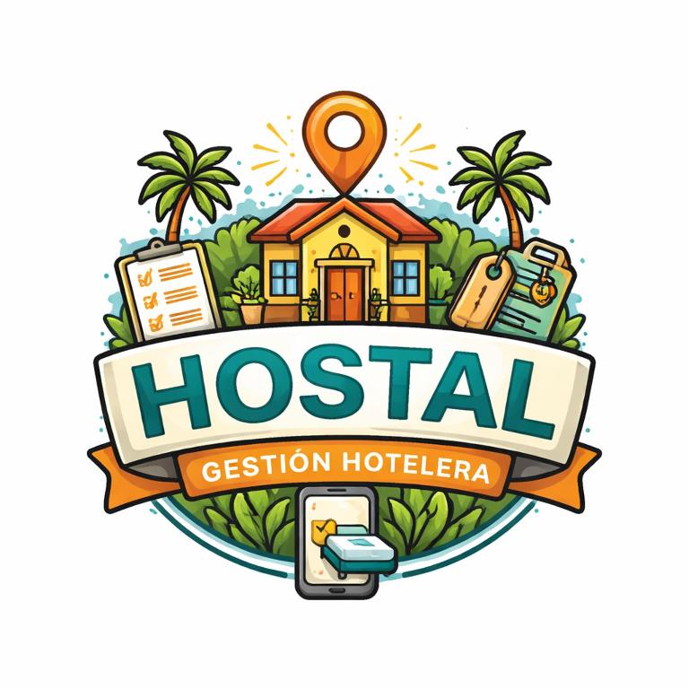 a logo for a hospital destination hortener at Hostal de prueba GHPro in Rancho Alamo Bonito