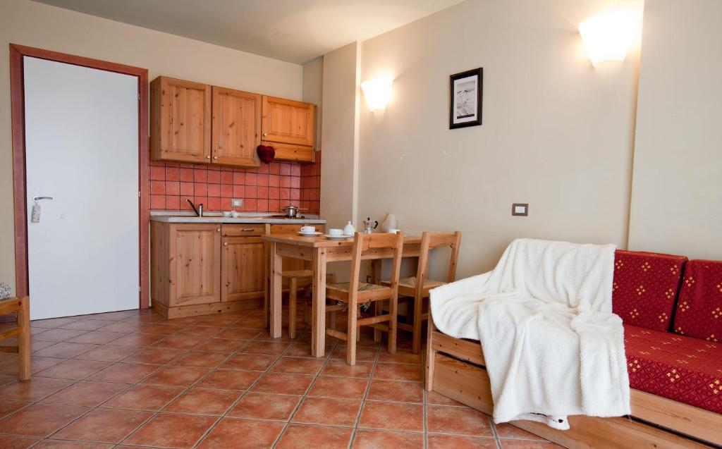 Kuchnia lub aneks kuchenny w obiekcie Residence Stalle Lunghe