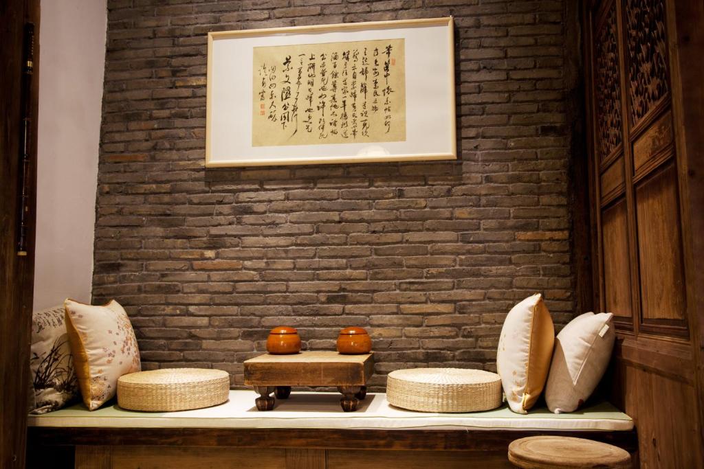 Area soggiorno di WuYuan QiYe YanXiang Guesthouse