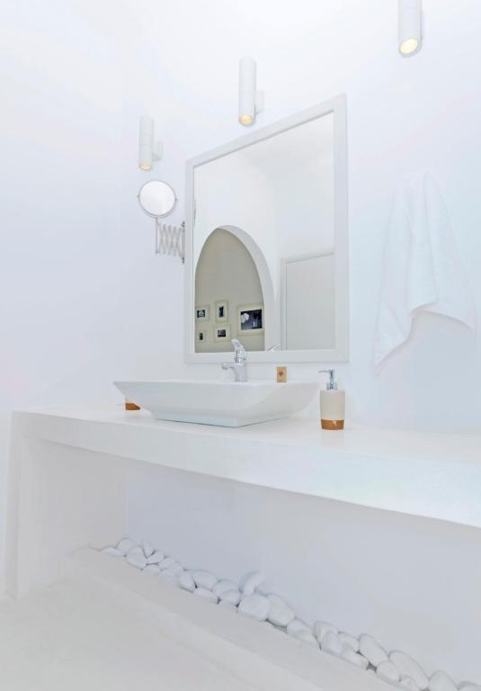 Koupelna v ubytování Astypalaia Hotel Palace