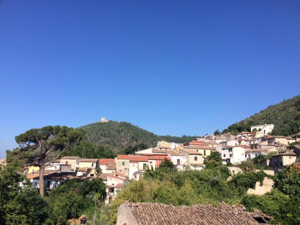 un villaggio su una collina con delle case sopra di Alba Matesina a SantʼAngelo dʼAlife