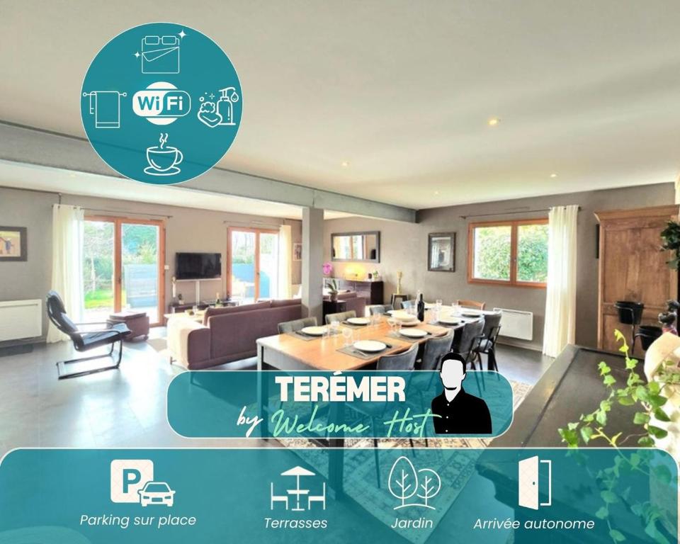 Terémer, Spacieuse maison familiale proche Vannes